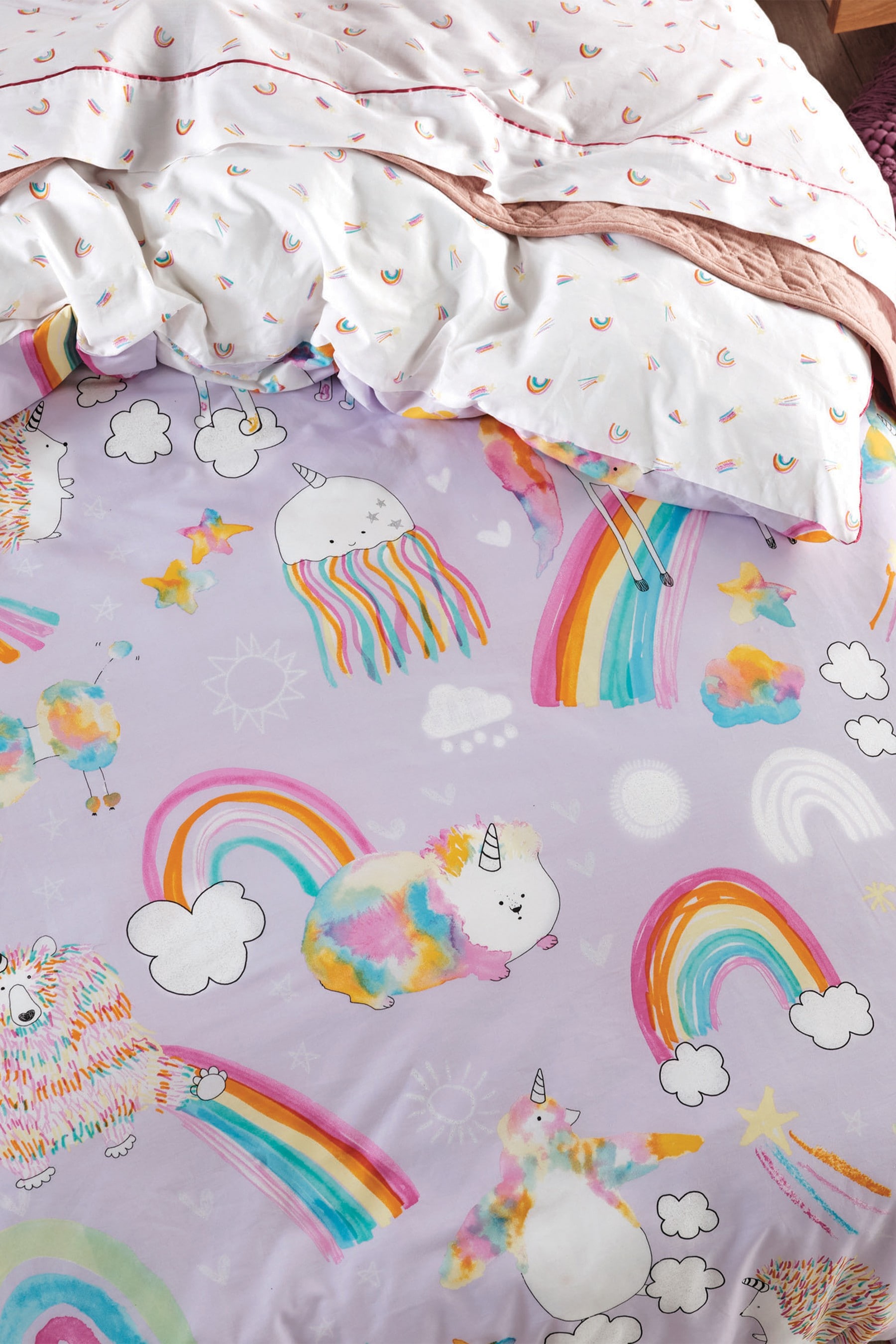 Linen House Kids Multi Kids Unicorniverse Duvet Cover And Pillowcase Set