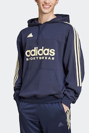 adidas Blue Hoodie - Image 3 of 7