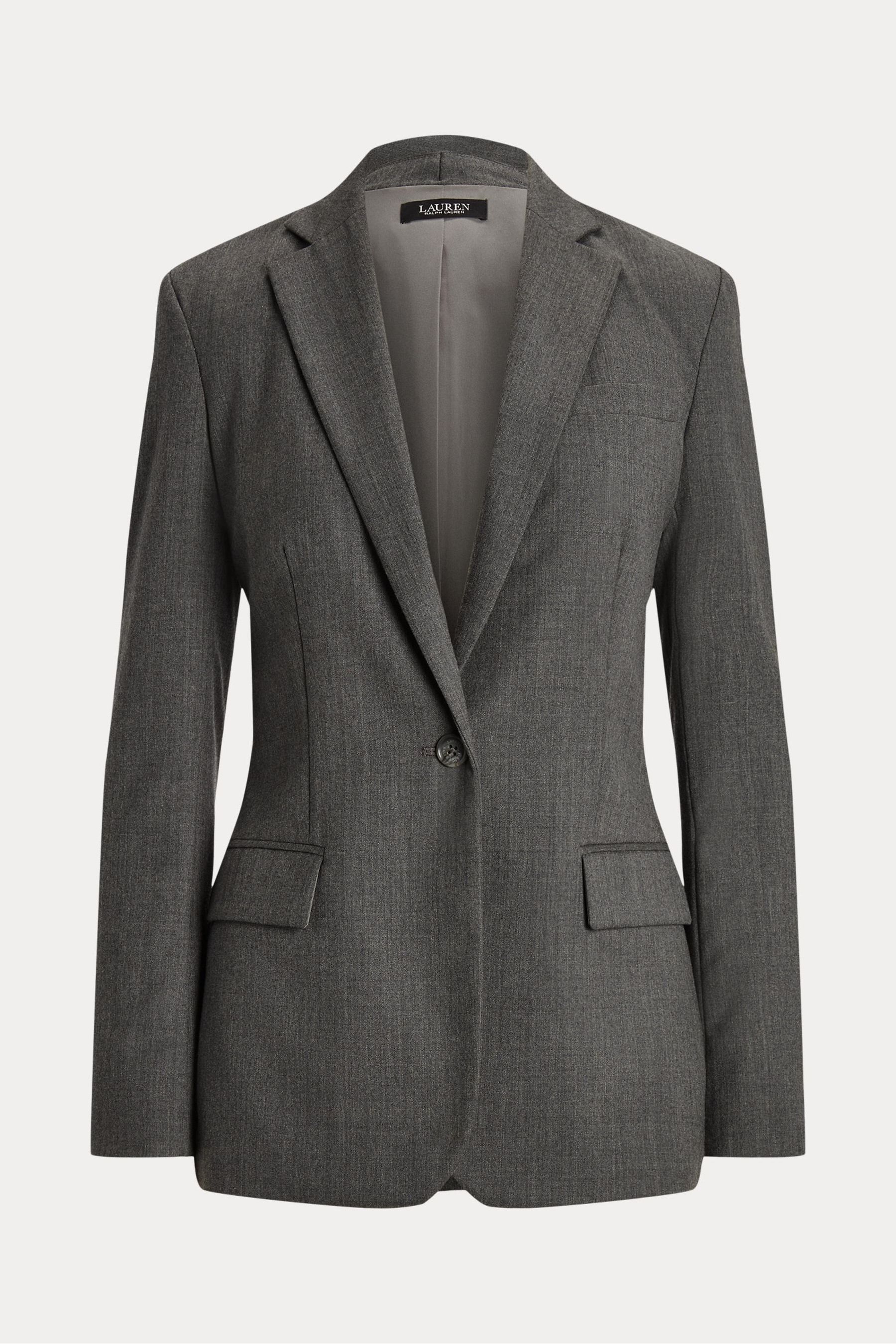 Grey twill blazer discount