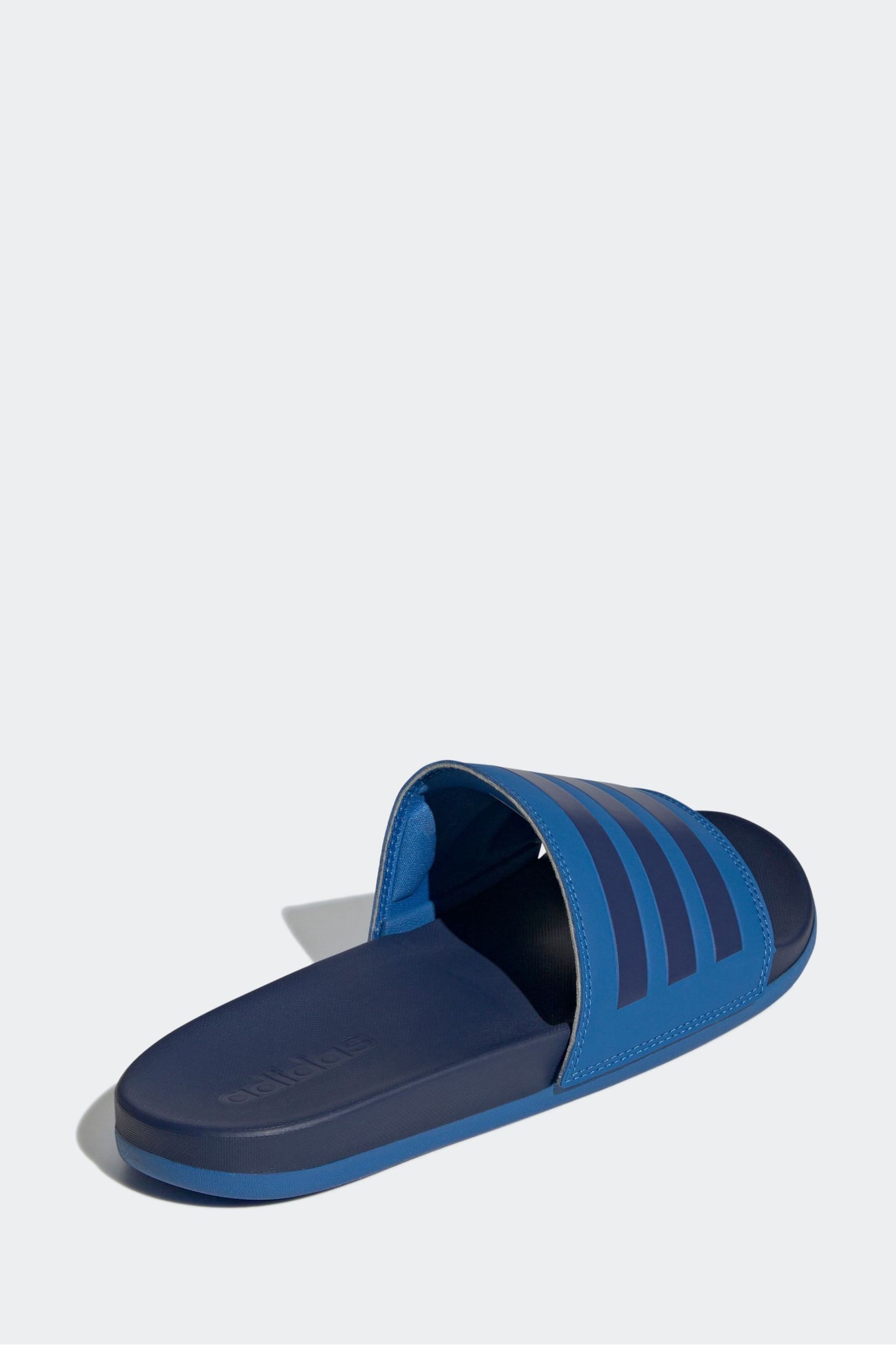 adidas Blue Sportswear Adilette Comfort Slides - Image 2 of 9