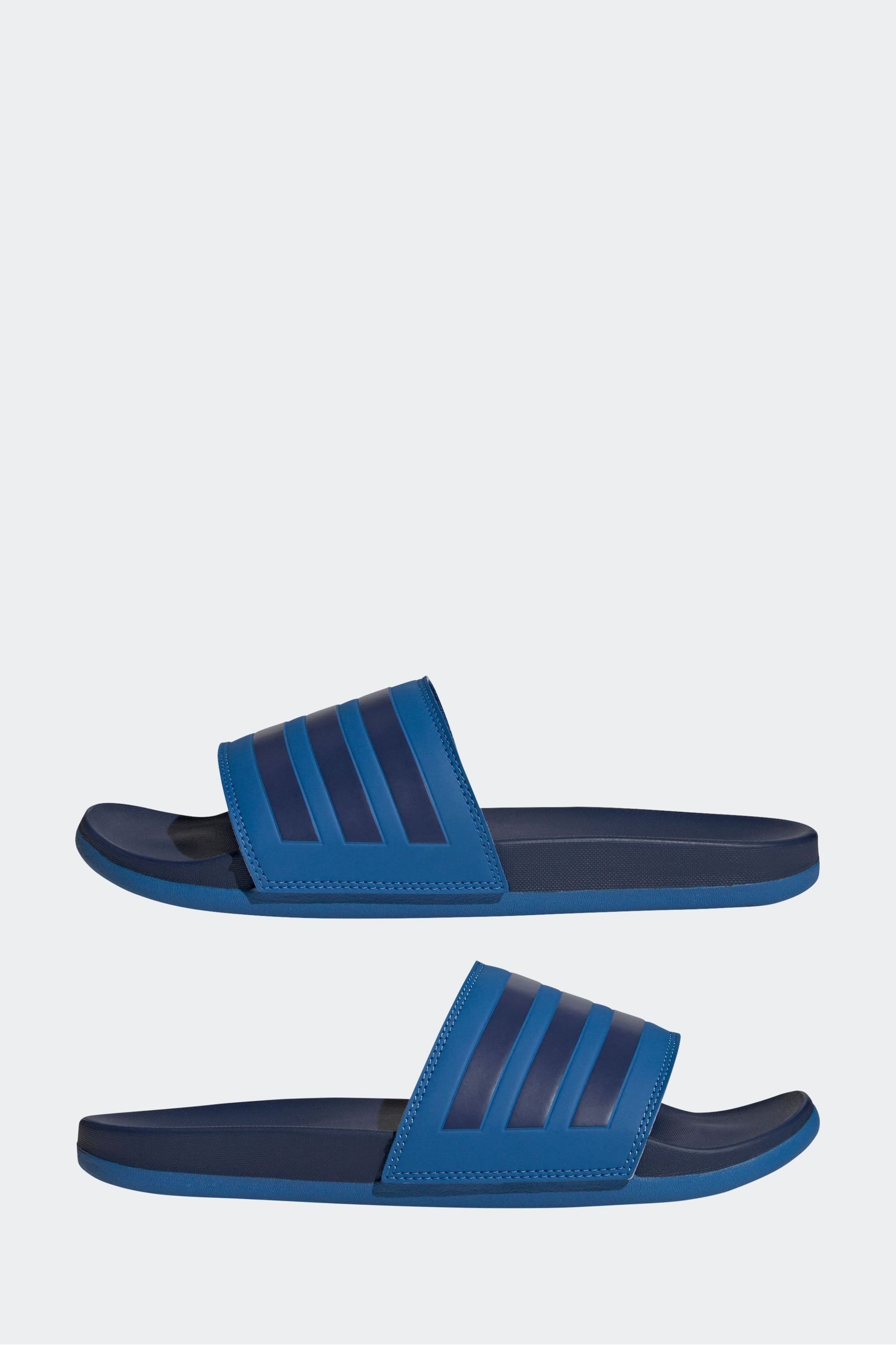 adidas Blue Sportswear Adilette Comfort Slides - Image 5 of 9