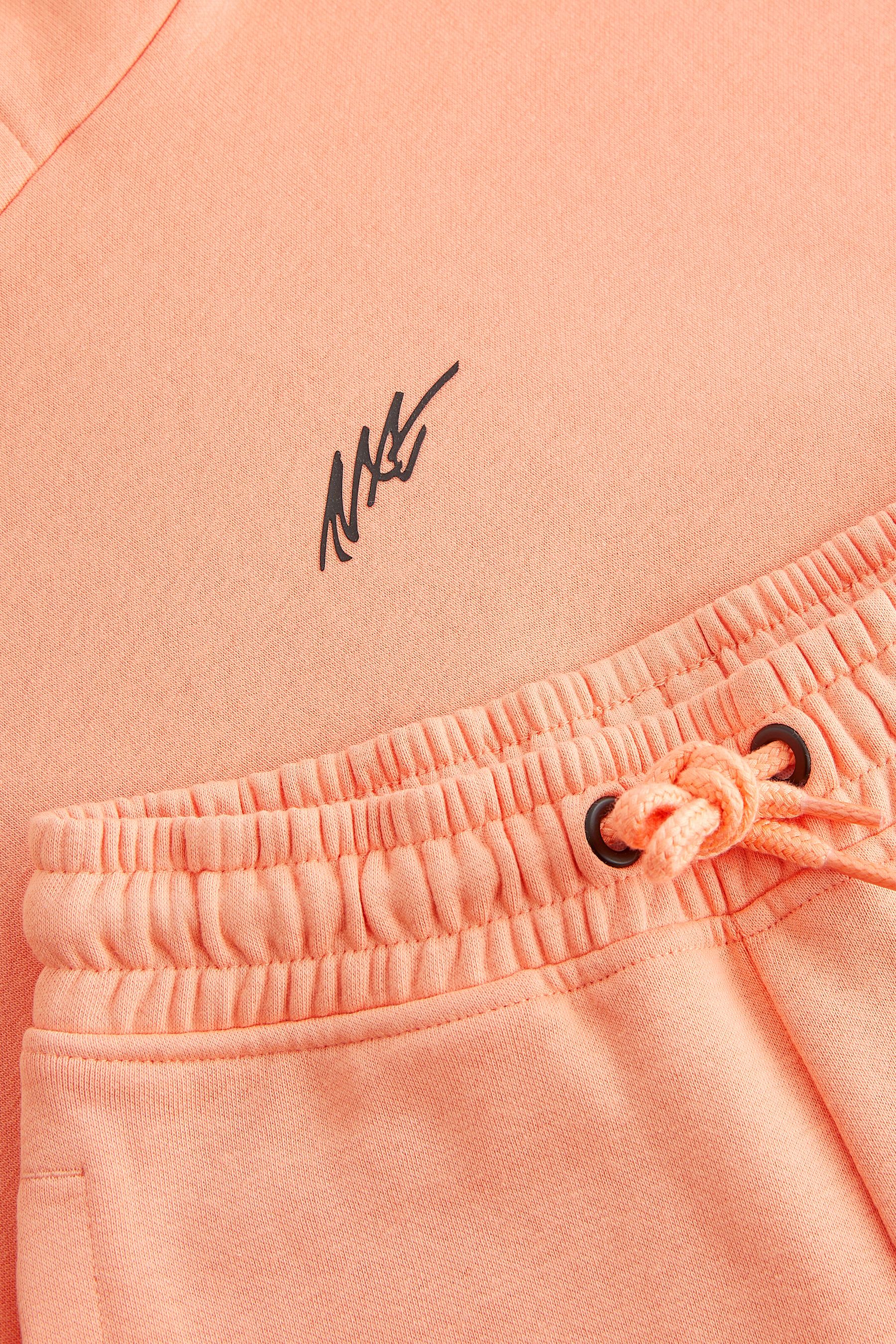 Orange short sleeve hoodie cheap