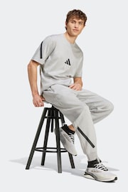 adidas Grey Z.N.E. T-Shirt - Image 4 of 8