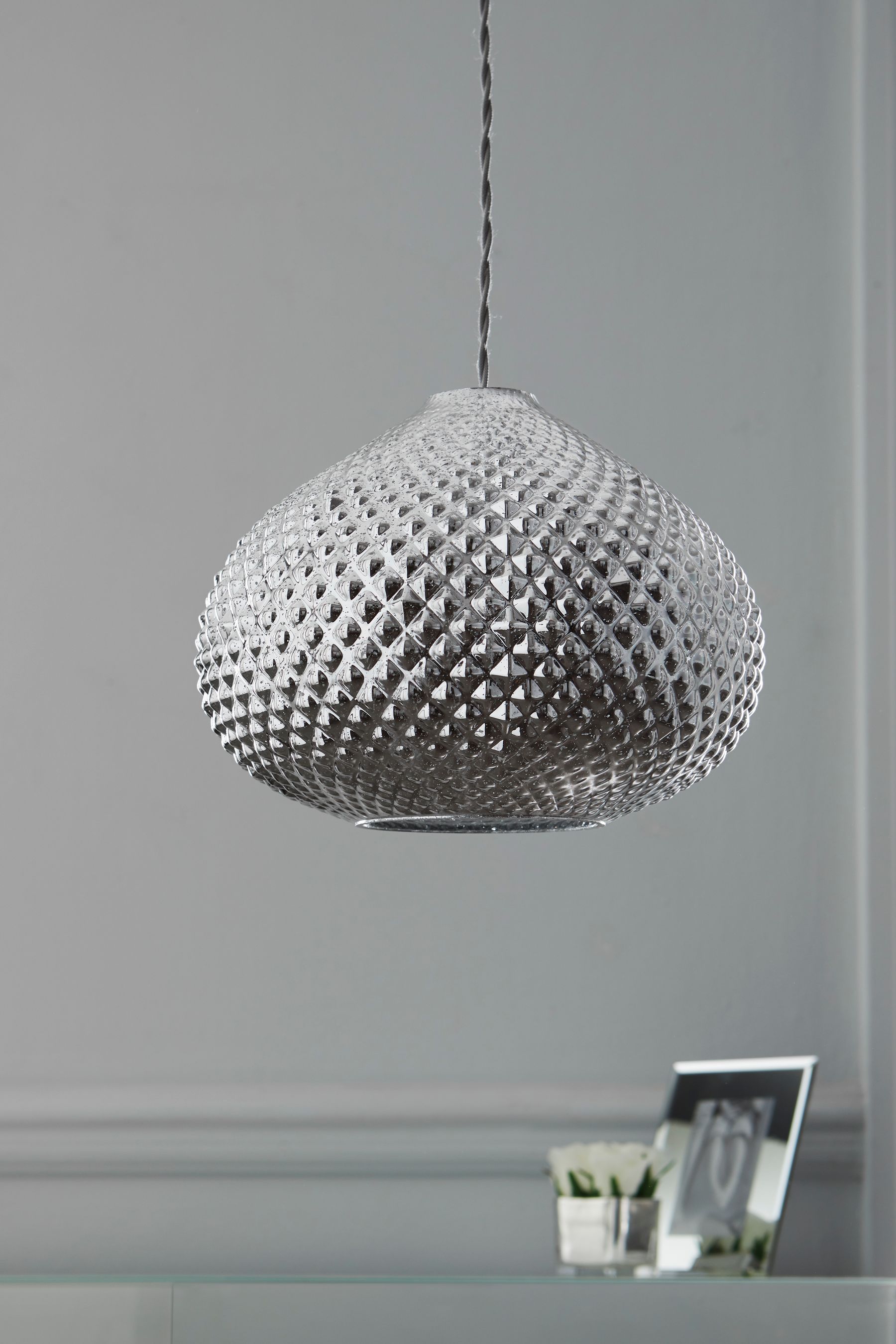 Chrome lampshade shop