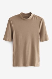 Neutral Half Sleeve High Neck T-Shirt - Image 5 of 10