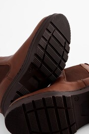 Chocolate Brown Chelsea Boots - Image 4 of 5