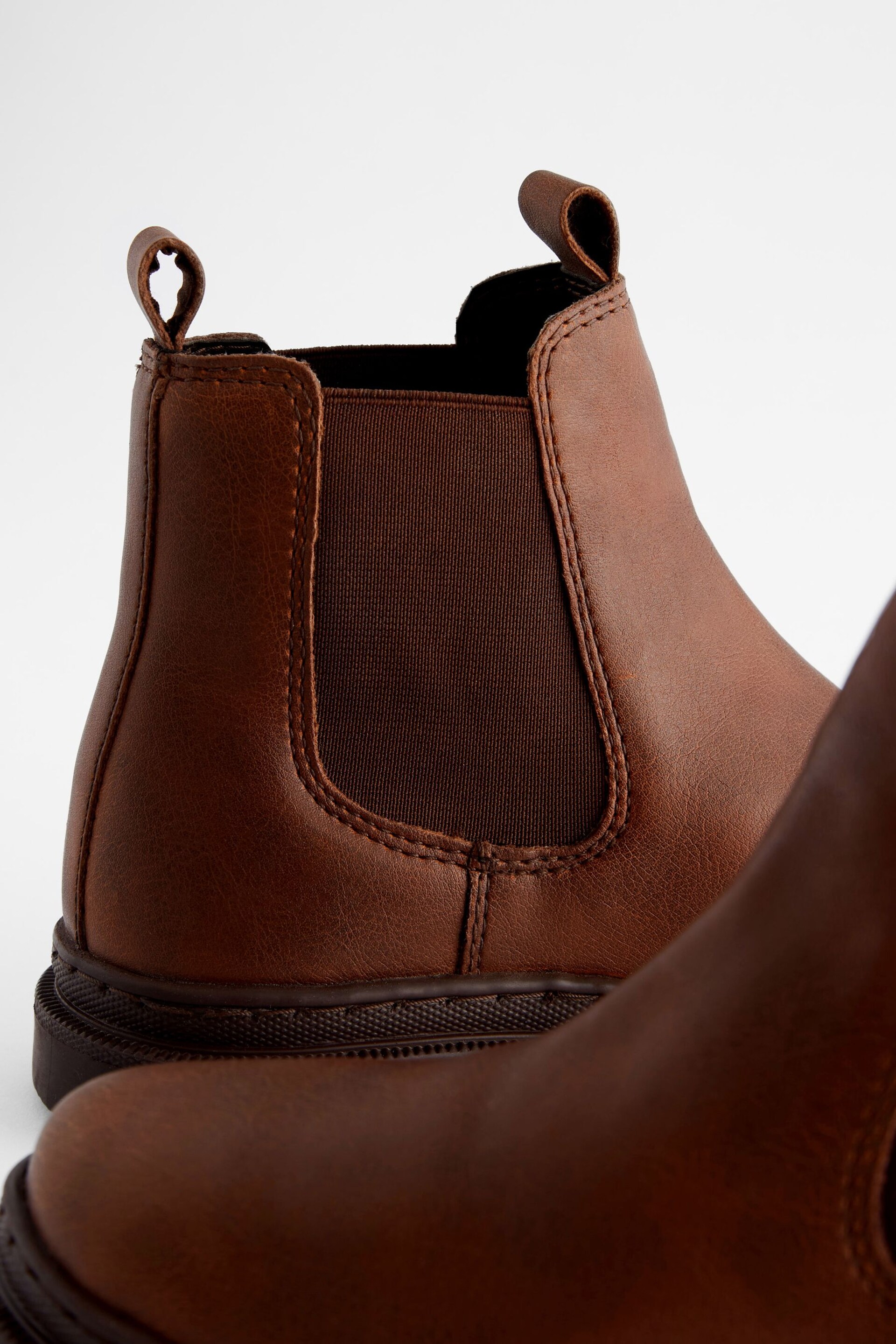 Chocolate Brown Chelsea Boots - Image 5 of 5