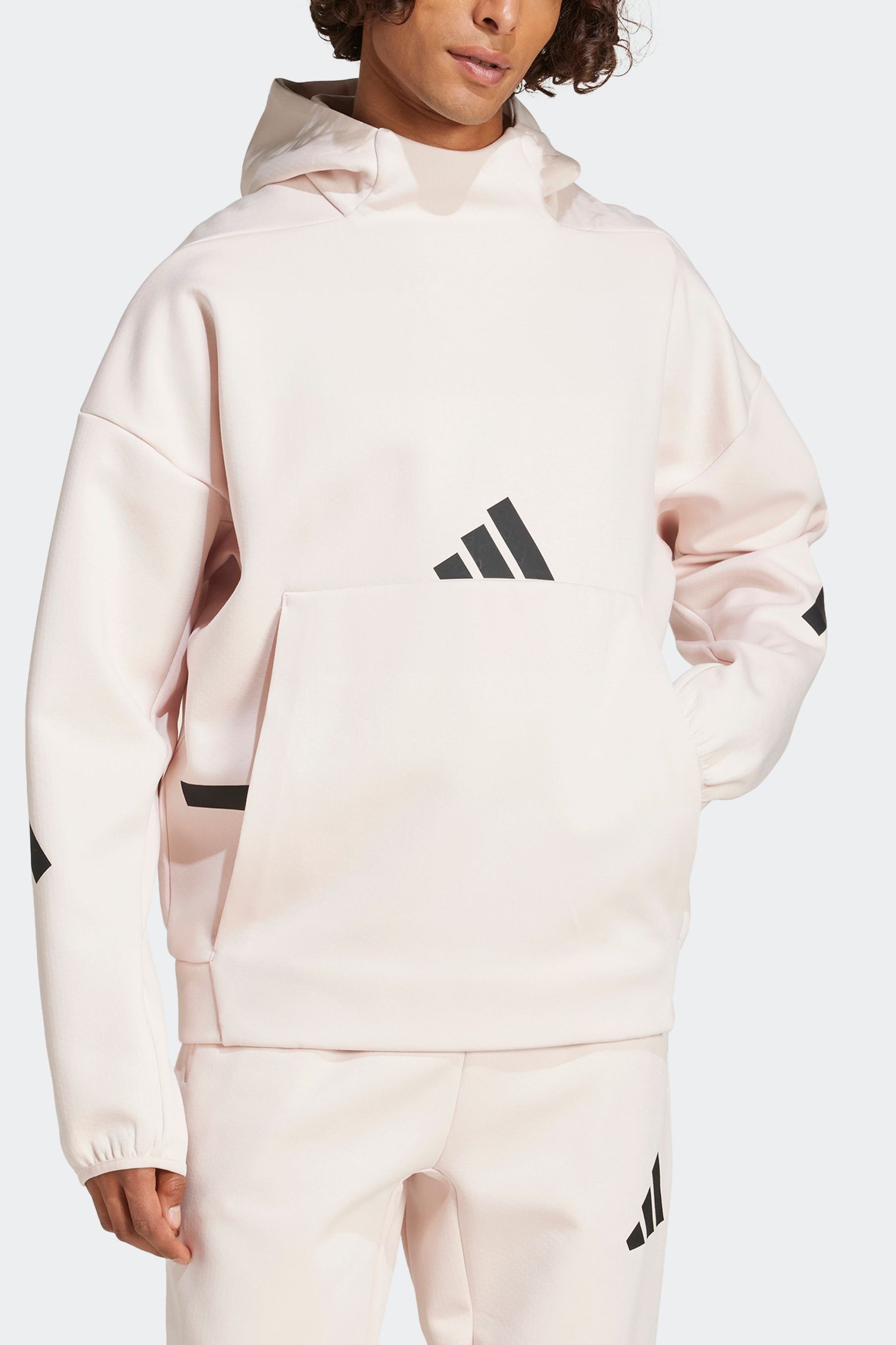 Buy adidas Pink New Z.N.E. Hoodie from Next Luxembourg