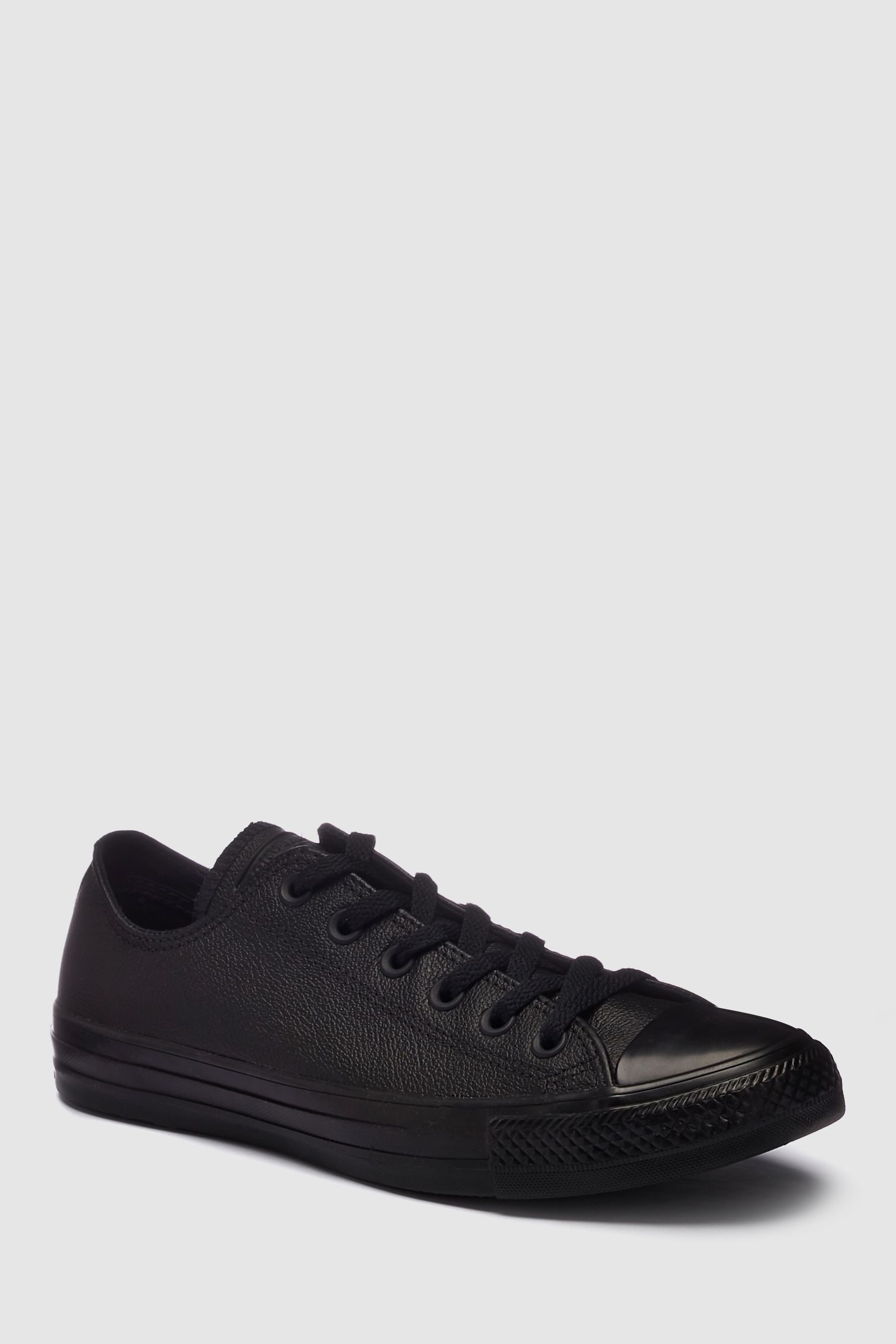 Buy Converse Black Chuck Taylor All Stars Leather Ox Trainers from the Next UK online shop