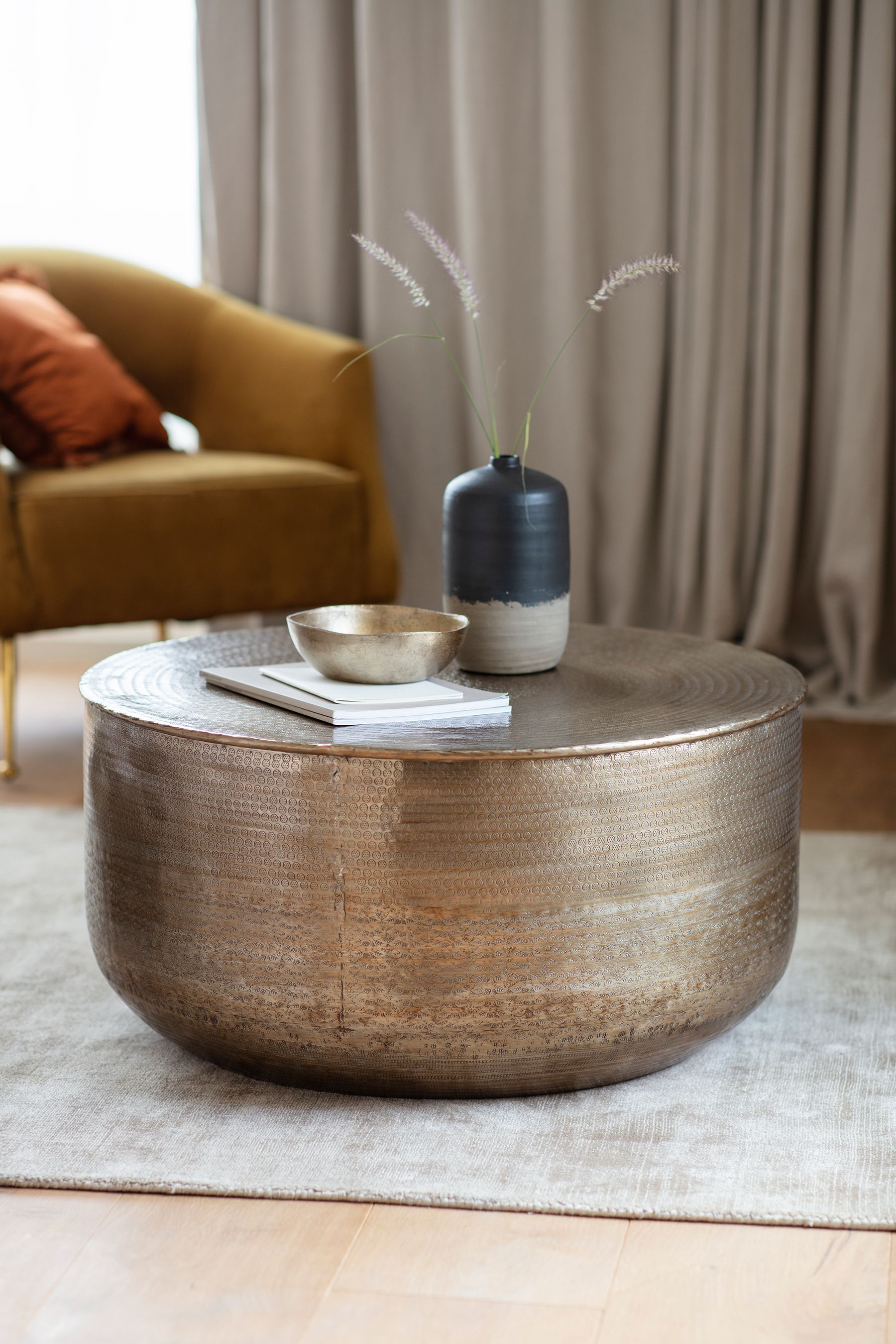 Buy Gallery Home Gold Ashta Coffee Table from the Next UK online shop