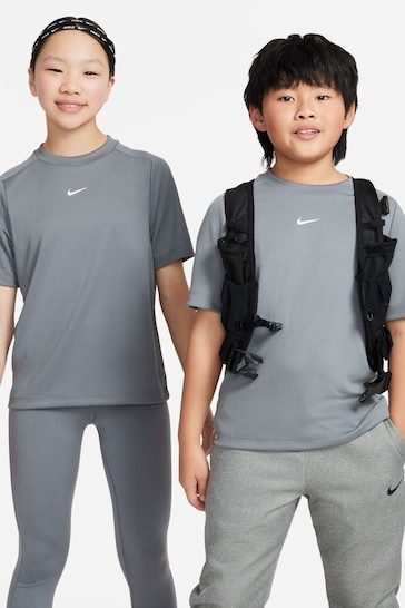 Nike Grey Dri-FIT Multi + Training T-Shirt