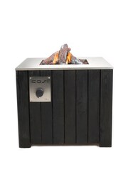 Pacific Black Garden Cosicube 70 Black Fire Pit - Image 2 of 5