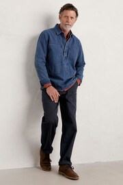 Seasalt Cornwall Blue Hawser Shirt - Image 3 of 7