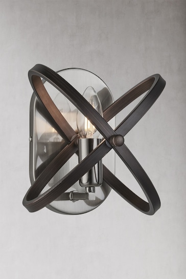 Searchlight Pewter Eternity Wall Light