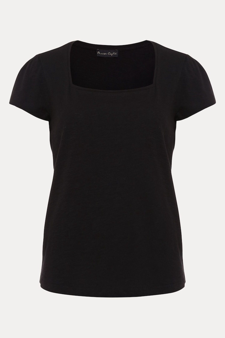 Phase Eight Square Neck Bella 100% Cotton Top - Image 6 of 6