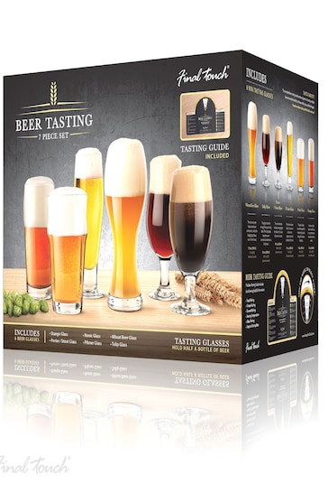 Jeray Clear Final Touch Beer Tasting 7 Piece Set