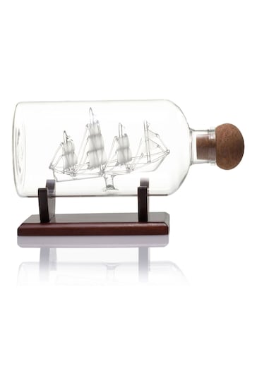 Jeray Clear Bar Originale Ship In a Bottle Decanter