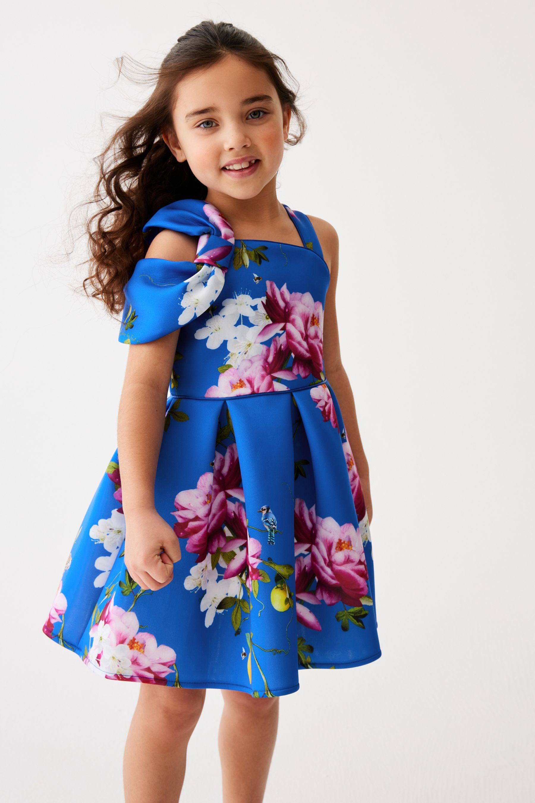 Buy Baker by Ted Baker Bow Shoulder Embossed Scuba Dress from Next Austria