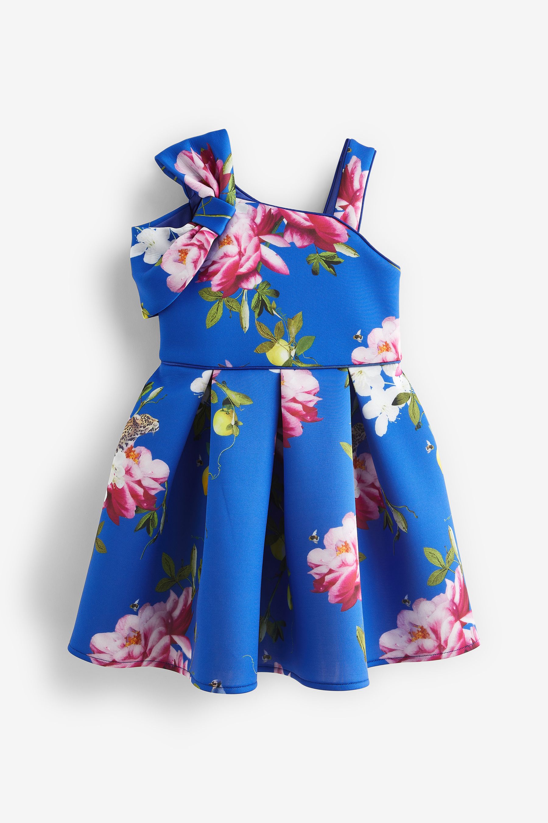 Buy Baker by Ted Baker Bow Shoulder Embossed Scuba Dress from Next Austria
