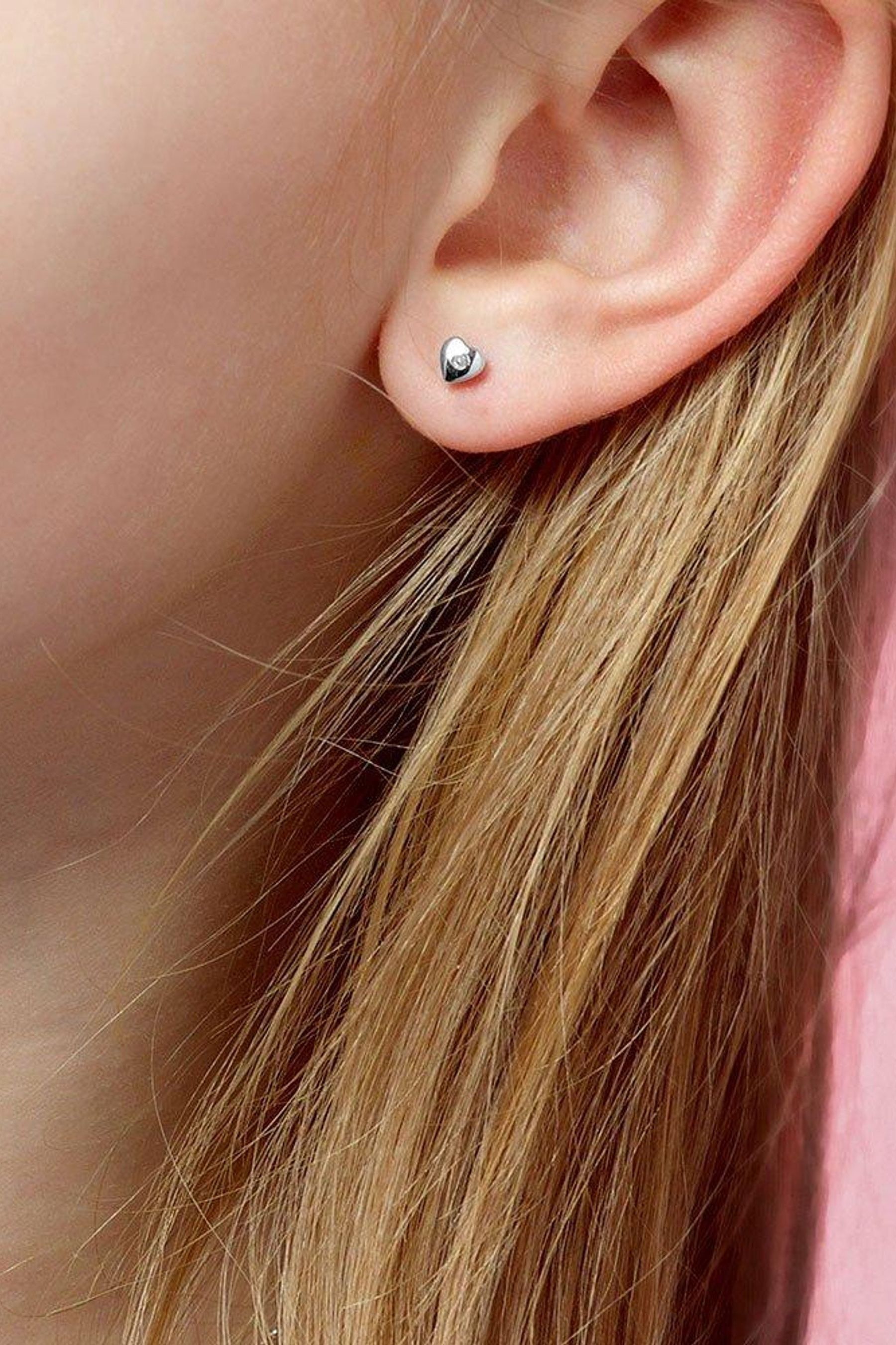 Beaverbrooks heart earrings clearance