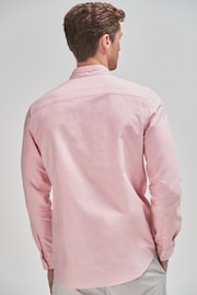 Pink Regular Fit Long Sleeve Oxford Shirt - Image 2 of 5