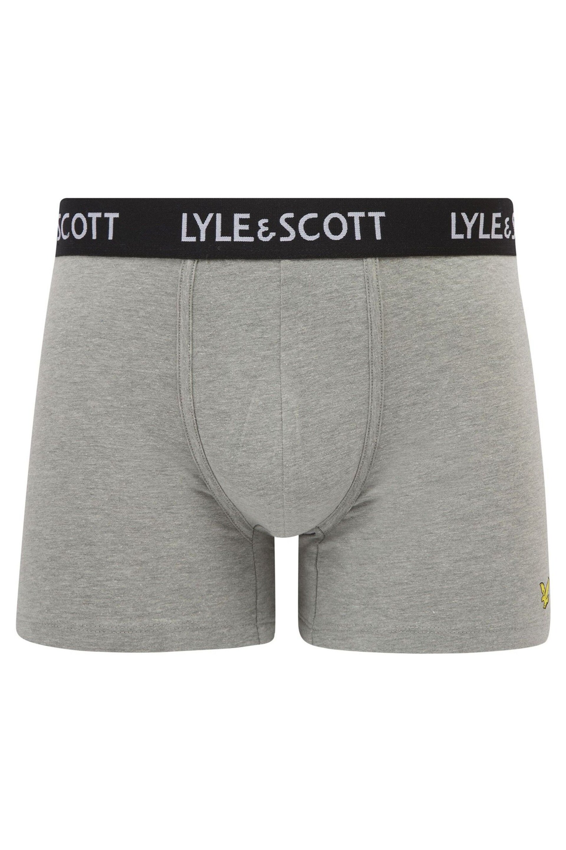 Lyle & Scott Multi Ethan Premium Underwear Trunks 3 Pack - Image 4 of 4