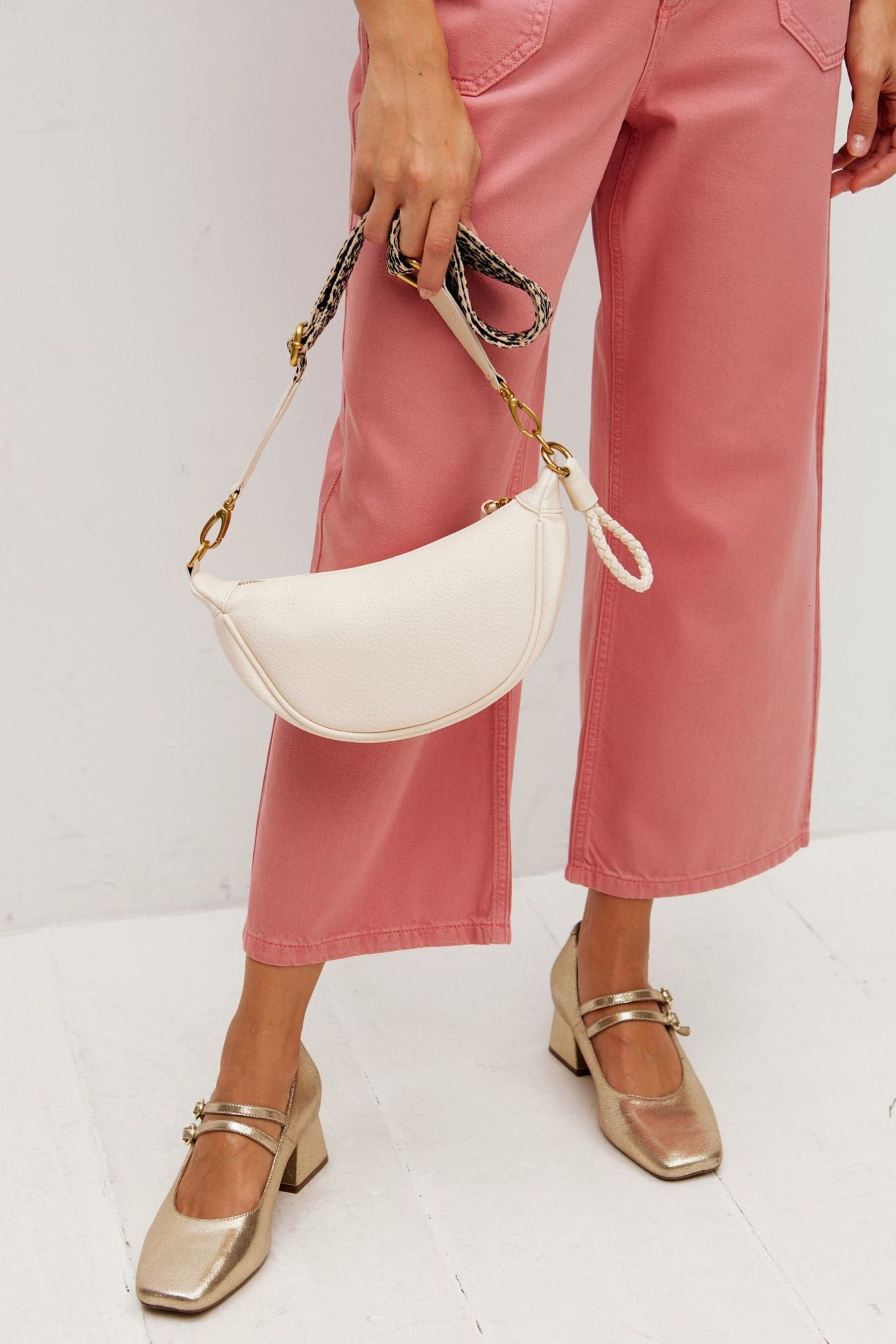 Buy Oliver Bonas White Small Betty Crossbody Belt Bag from the Next UK online shop