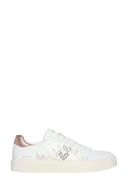 Skechers White Eden Lx Gleaming Hearts Trainers - Image 1 of 5