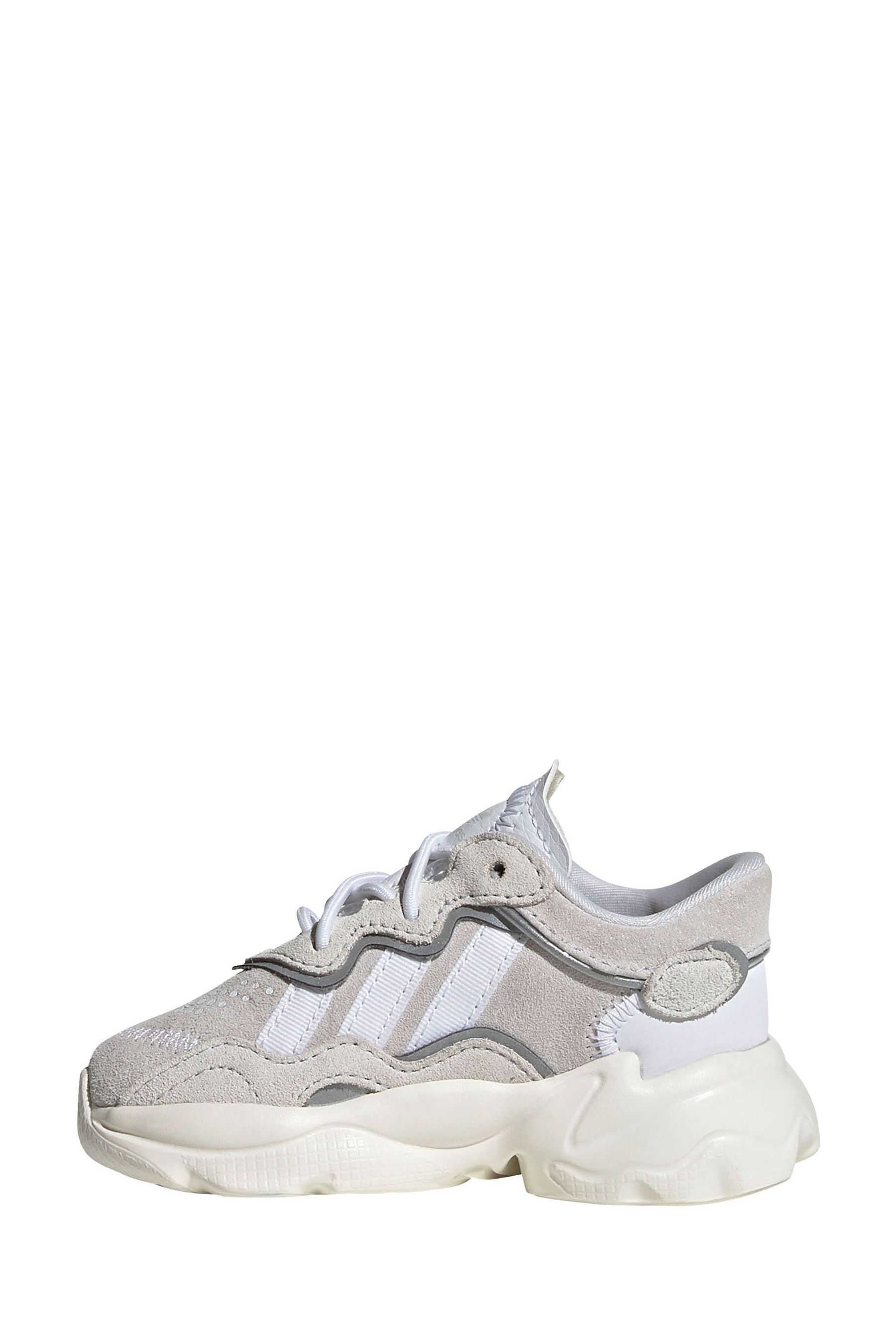 Buy adidas Originals White Ozweego Infant Trainers from Next Luxembourg