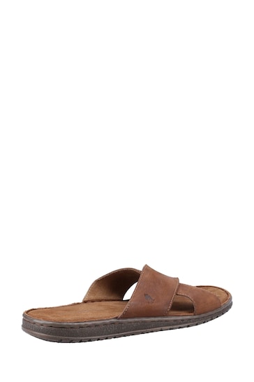 Hush Puppies Nile Brown Cross Over Sandals