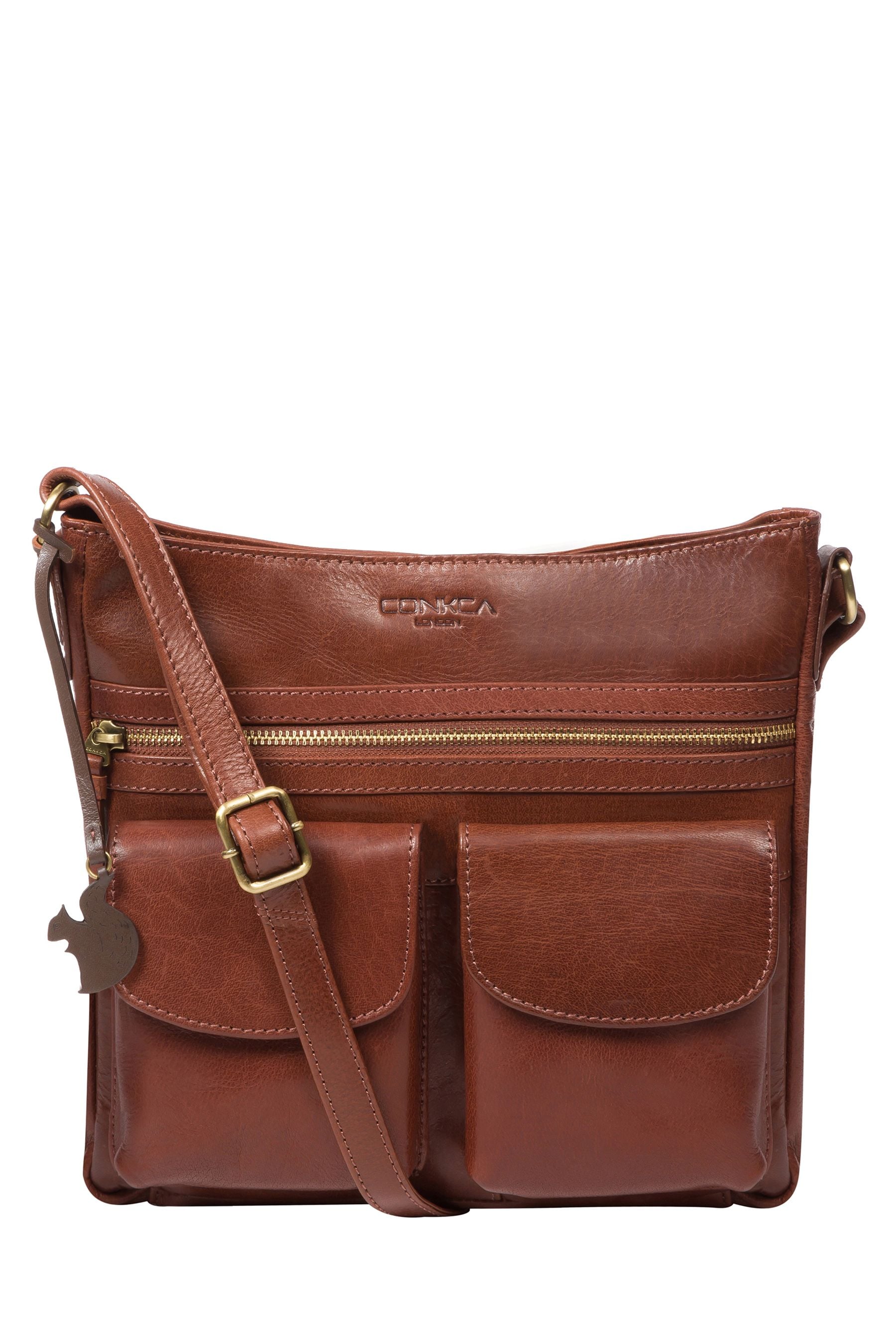 Buy Conkca Bon Leather Cross Body Bag from the Next UK online shop