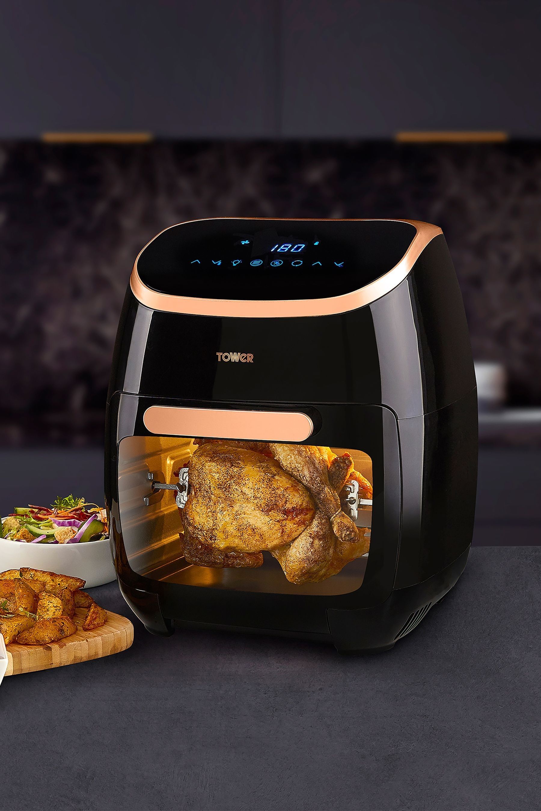 Tower rose deals gold air fryer
