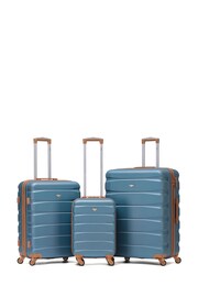 Flight Knight Black Set of 3 Hardcase Large Check in Suitcases and Cabin Case - Image 1 of 7