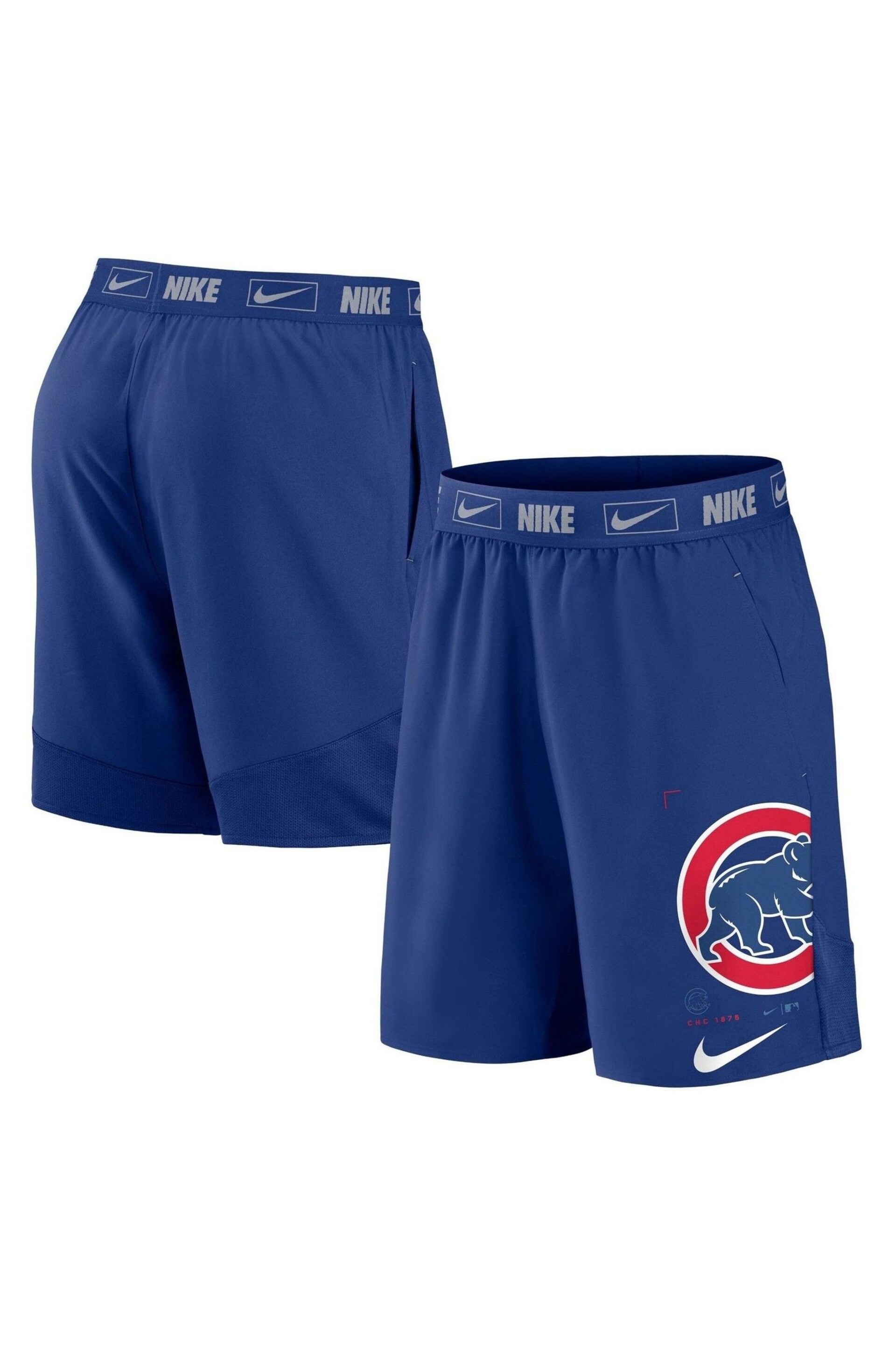Nike Blue Chicago Cubs Bold Express Woven Shorts - Image 1 of 3