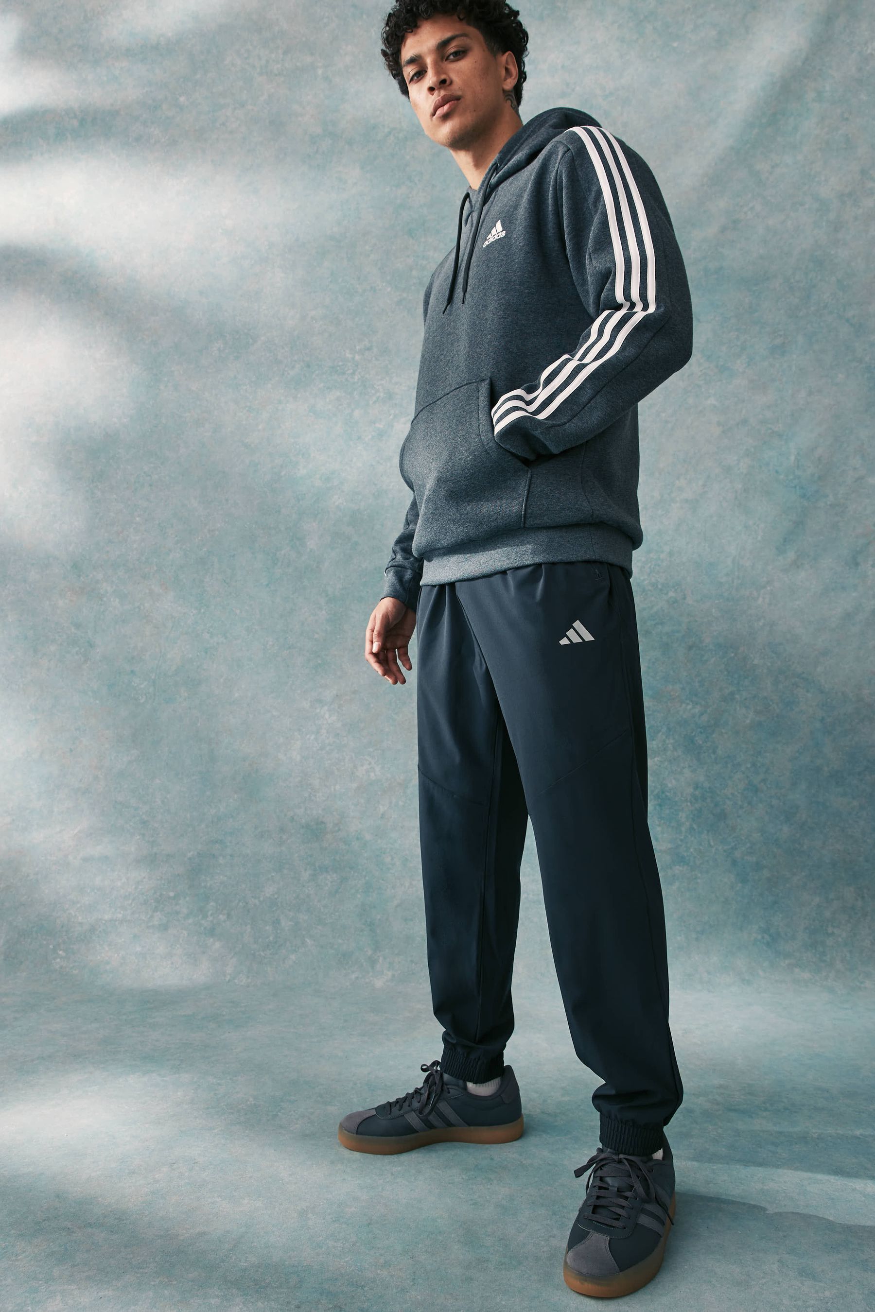 Adidas Woven Tracksuit Pants Grey XS Man