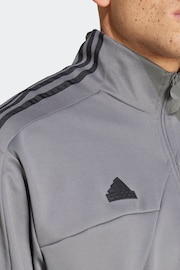 adidas Grey House of Tiro Half-Zip Track Top - Image 5 of 7