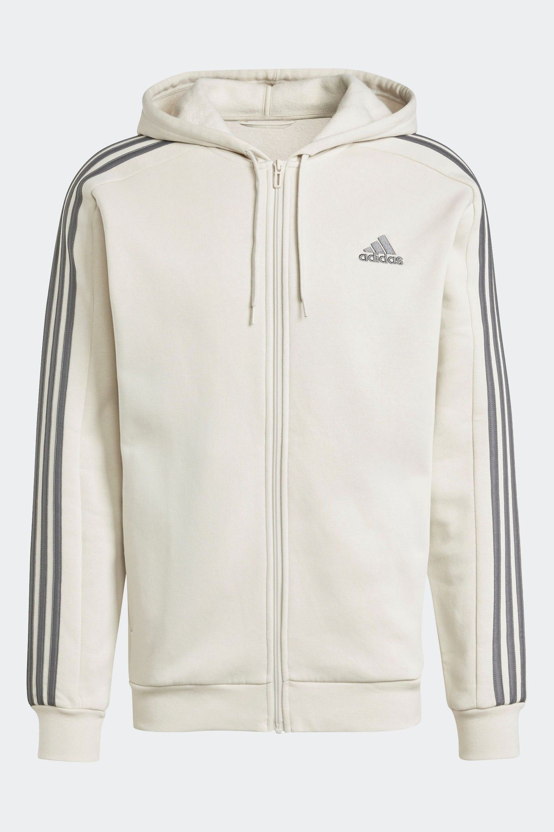 White adidas zip up hoodie best sale