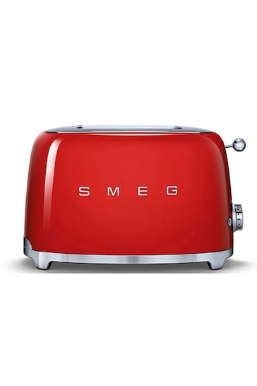 Smeg Red 2 Slot Toaster