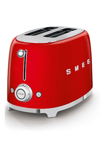 Smeg Red 2 Slice Toaster