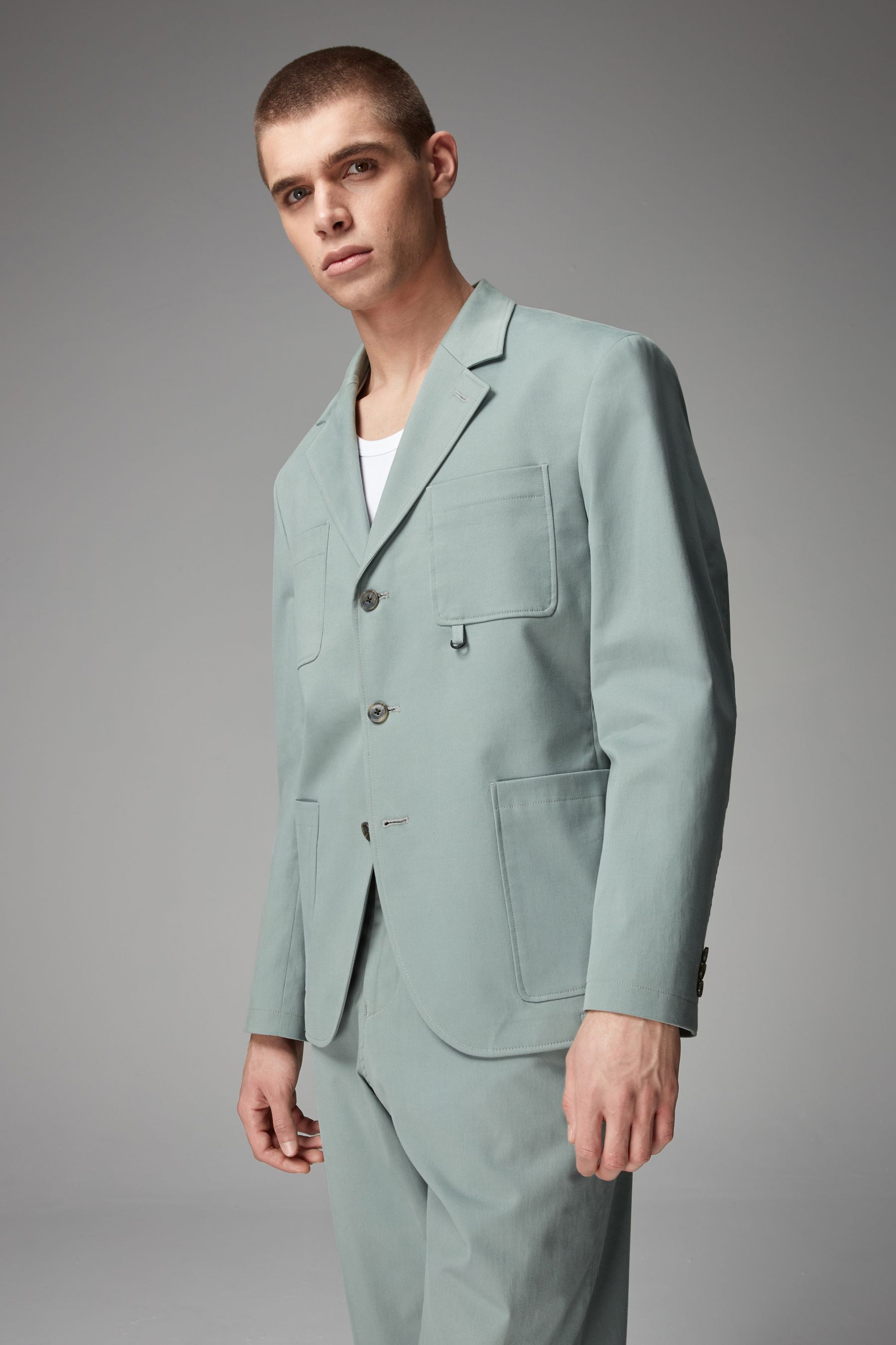 Light green utility jacket online