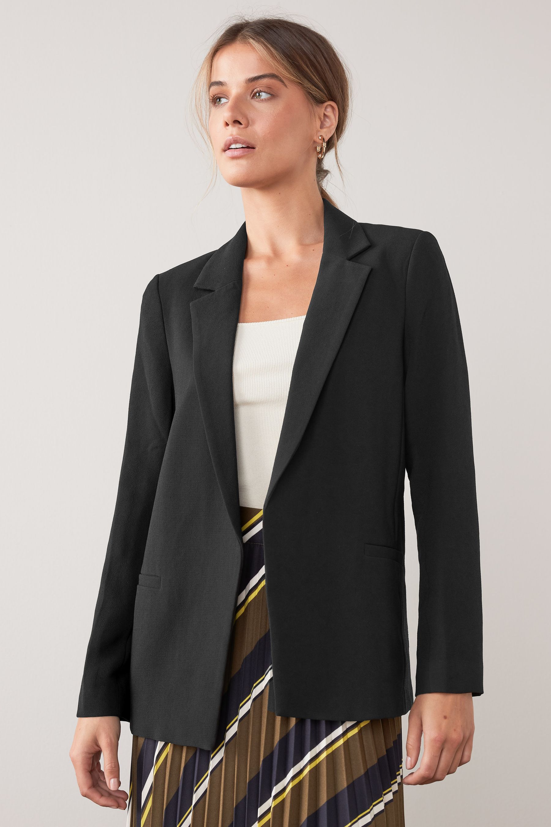 Buy Relaxed Soft Crepe Blazer from the 