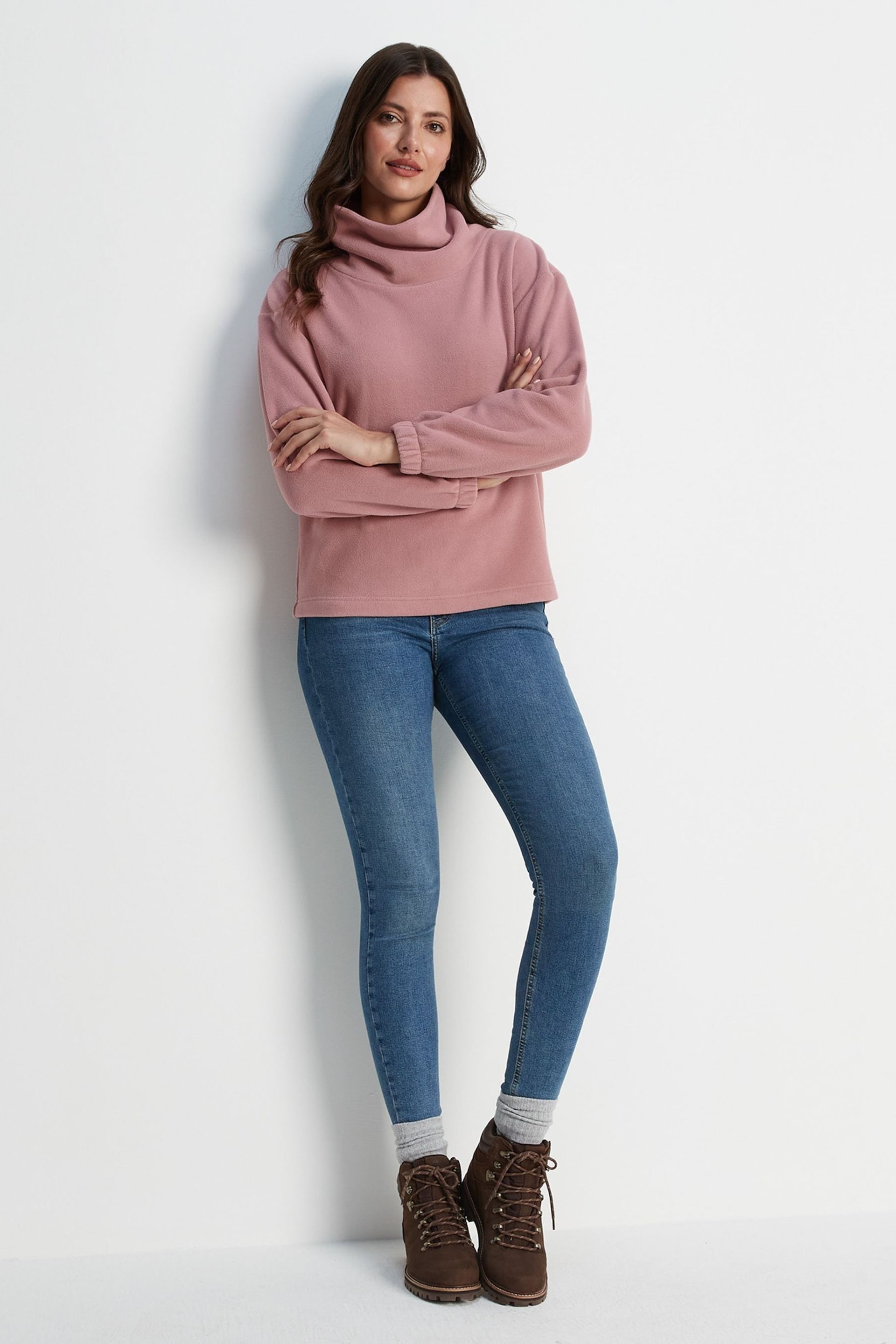 Tog 24 Pink Tallard Funnel Neck Micro Fleece - Image 4 of 9