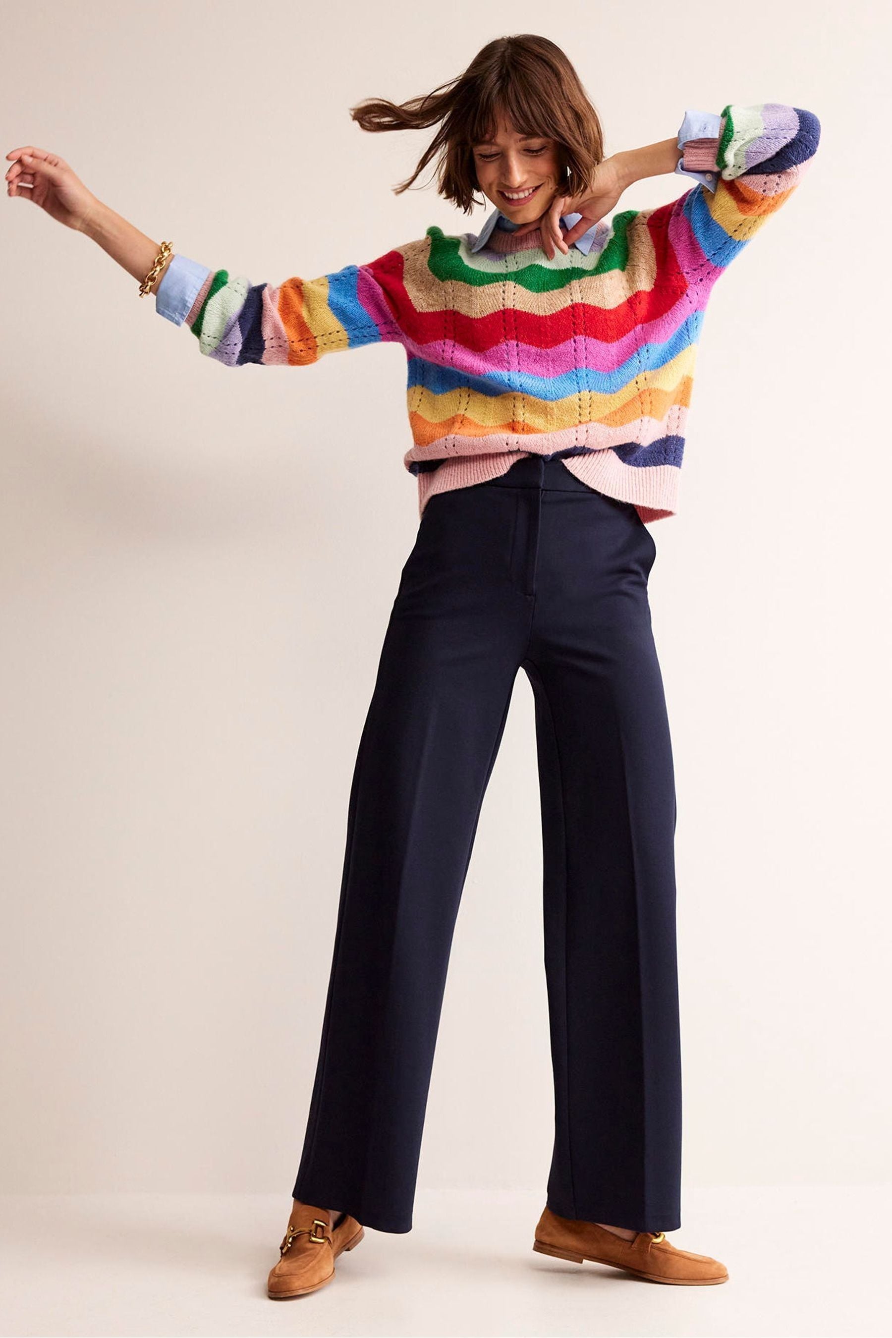Blue ponte sale pants