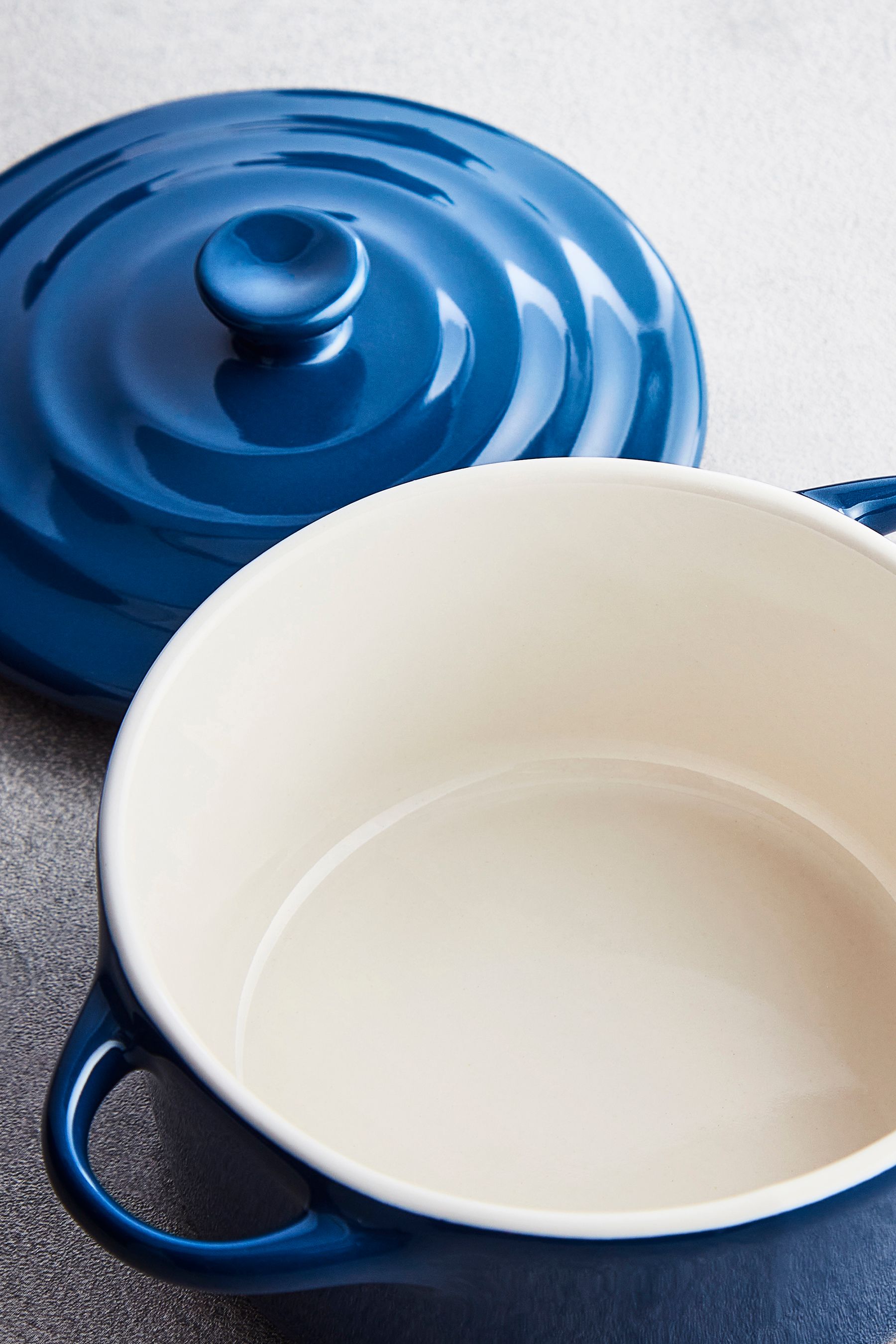 Barbary Oak Set of 4 Blue 10cm Mini Casserole Dishes