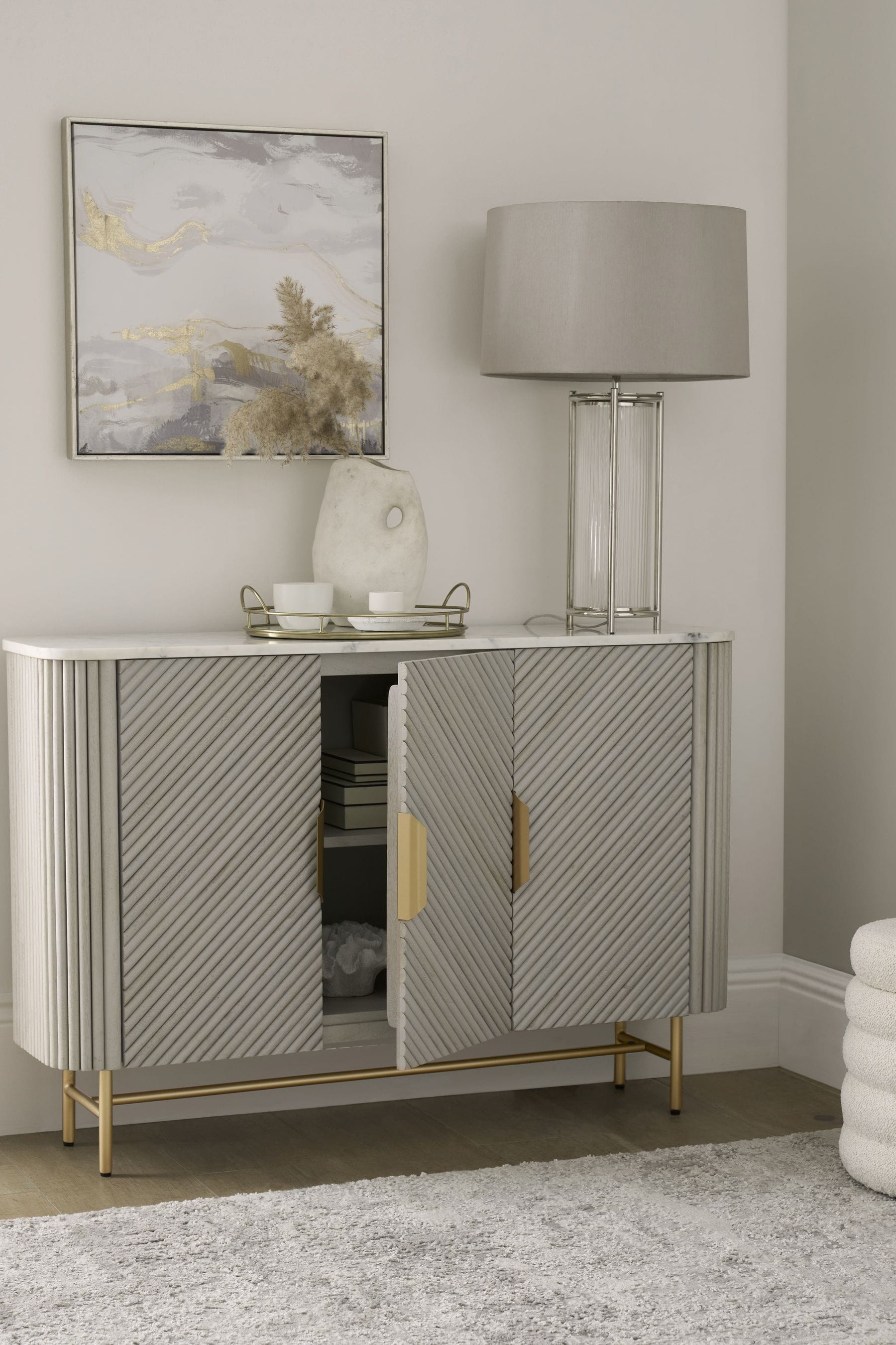 Light 2024 grey sideboard