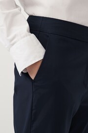 GANT Blue Slim Fit Slack Cigarette Trousers - Image 5 of 7