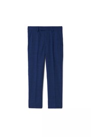 MOSS Blue Boys Slub Trousers - Image 1 of 1