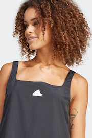 adidas Black Sportswear City Escape Summer Dress - Image 5 of 6