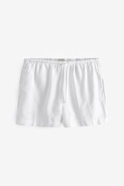 Pink/White Boy Tie Waisted Shorts 2 Pack - Image 6 of 7
