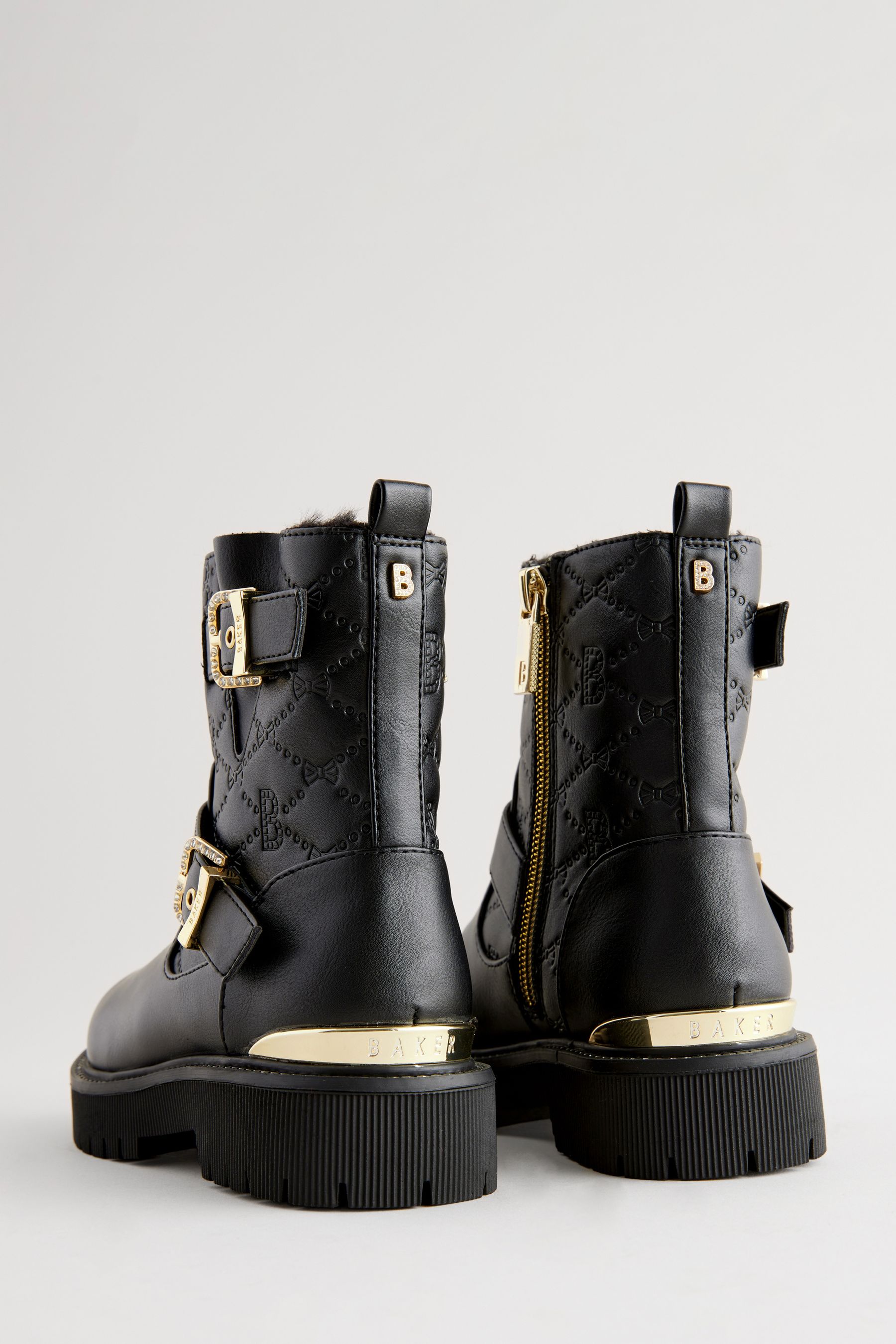 Girls black boots next discount